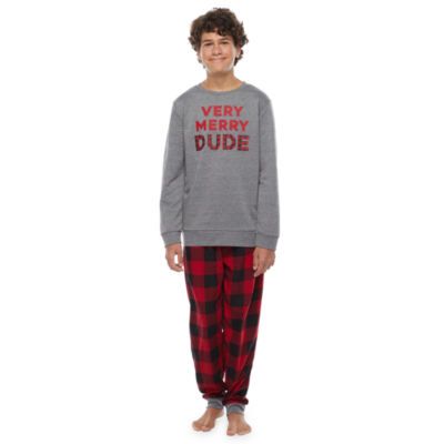 North Pole Trading Co. Very Merry Boys Long Sleeve 2-pc. Pant Pajama Set | JCPenney