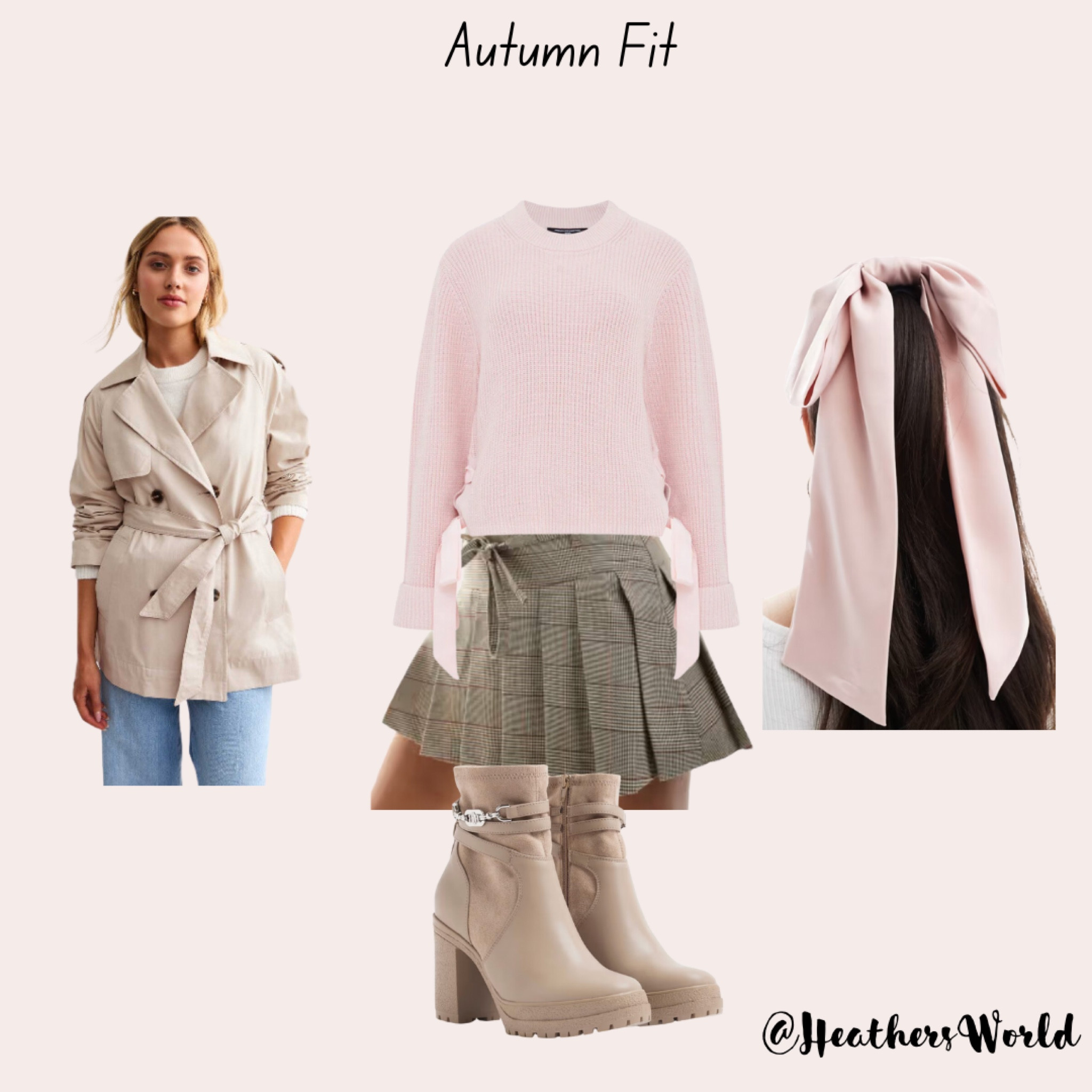 Autumn outfit inspiration, featuring the on trend trench coat, cozy jumper and skirt with a hair bow and boots to match 

#trenchcoat #autumn #autumnfashion #hairbow #jumper #skirt #fashion #autumn #ootd #style #ankleboots 


#LTKstyletip #LTKautumn #FashionMonth