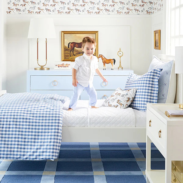 Horse & Jockey Pillow | Caitlin Wilson Design