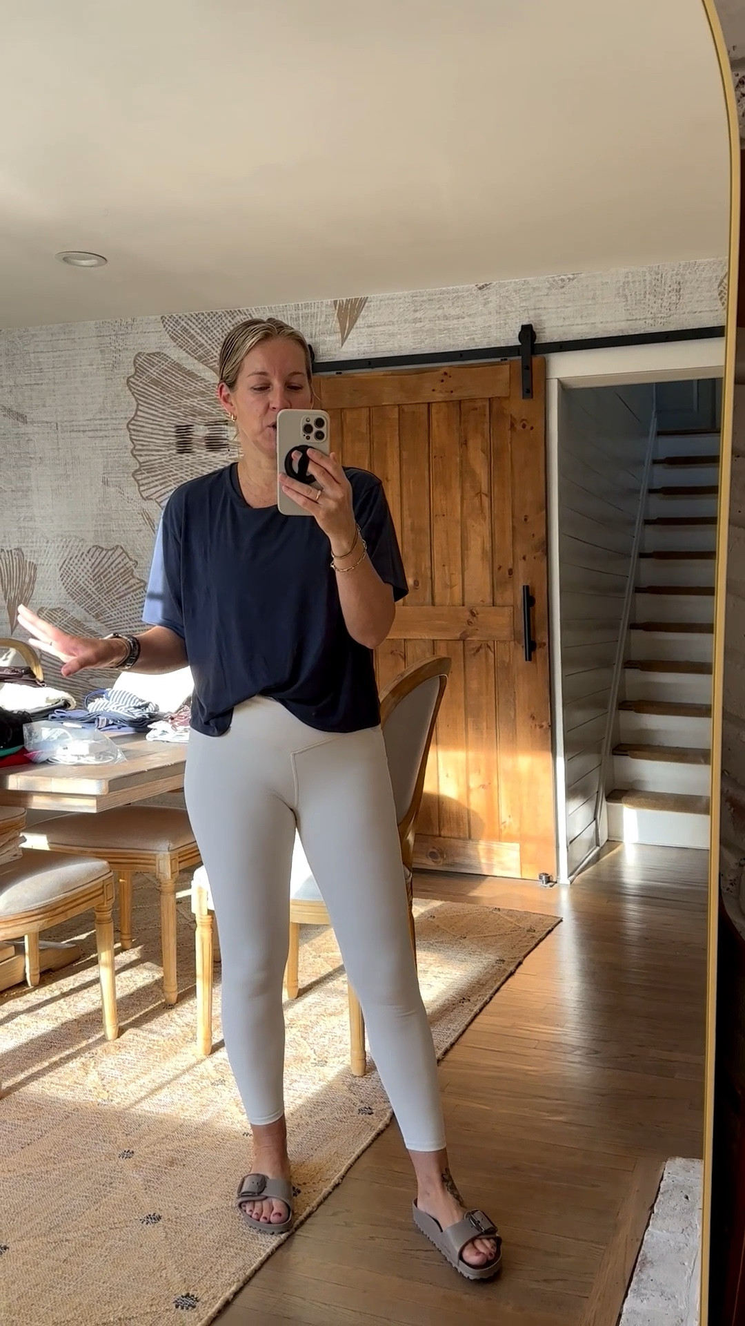 What a day. It was so satisfying and mental and exactly what I needed. Mediums in everything. Sized down to the 7/7.5 shoe (as a size 8) and prefer this fit over the 8/8.5. Linked my exact leggings in the navy and other options in the ivory. also linked my cardigan and bag that I wore. Small Cardi  

#LTKfitnessgoals #LTKdayinmylife #LTKselfcare