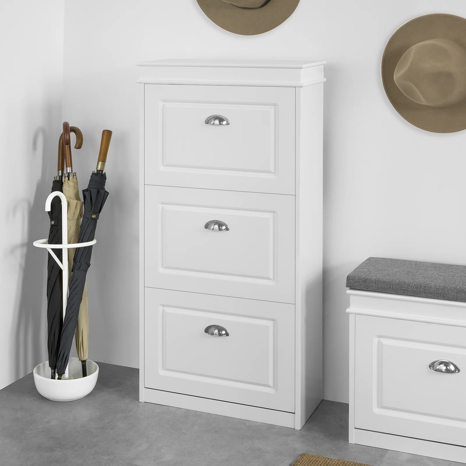 Red Barrel Studio® 12 Pair Shoe Storage Cabinet & Reviews | Wayfair | Wayfair North America