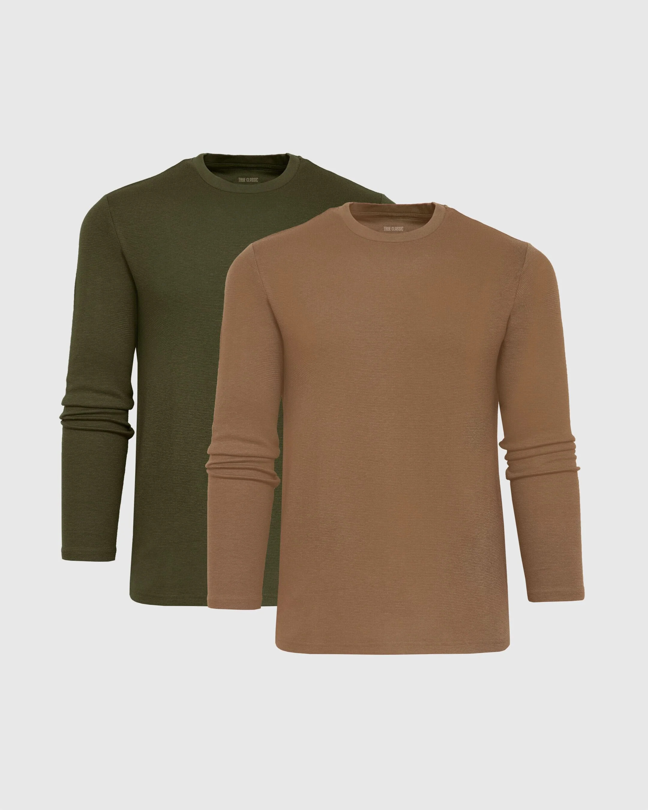 Nude Tint Waffle Crew 2-Pack | True Classic