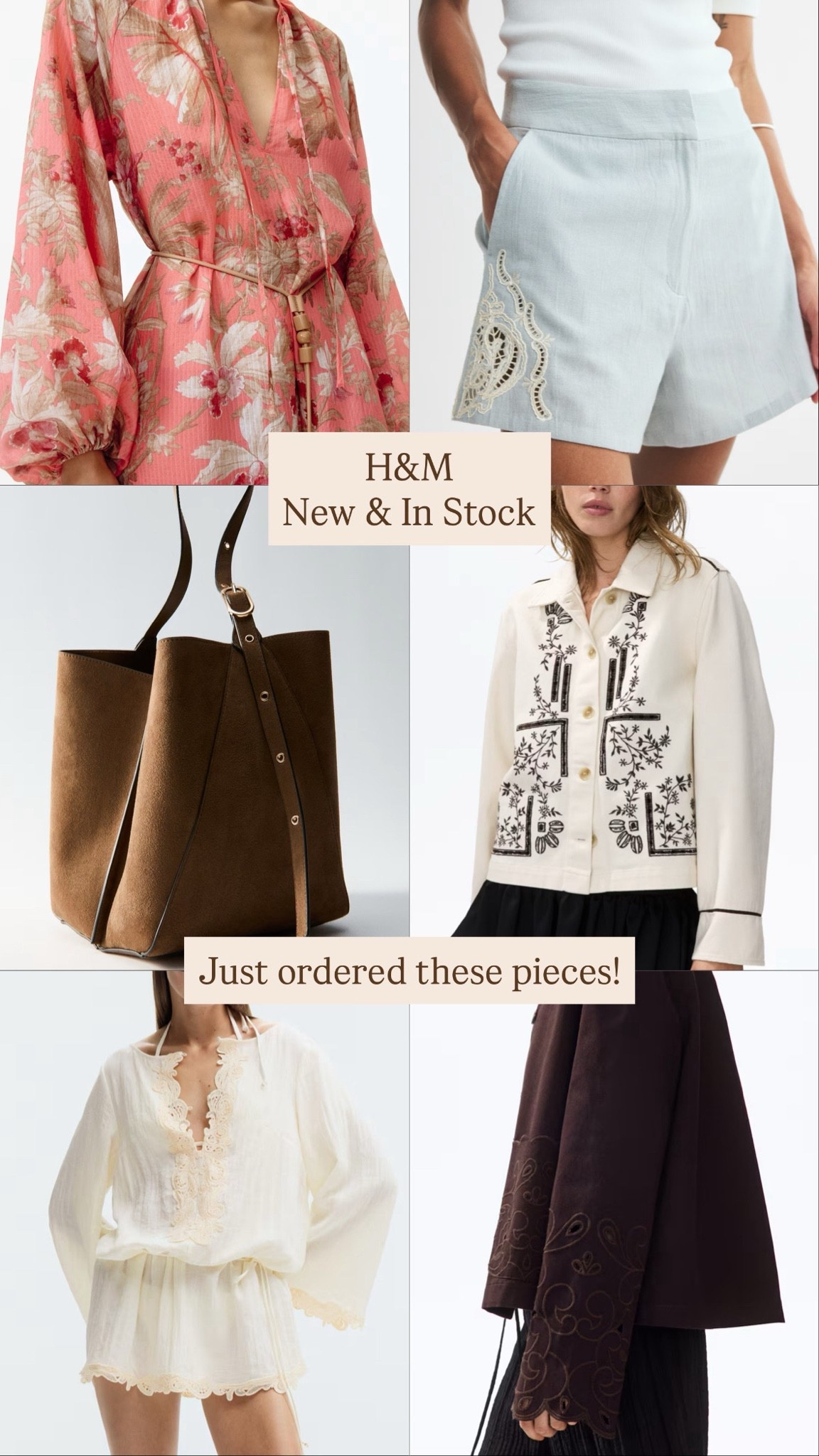 So many good finds at H&M lately! Brand new in stock pieces but they always go so quickly so I’m sharing before I even get them in. Love all the details - they look like designer pieces at a fraction of the price. I can definitely wear some of these from summer into fall!

Summer
Transition to fall
Jackets
Embroidered
Beach cover ups
Pool vacation outfits

#LTKOver40 #LTKTravel #LTKSeasonal