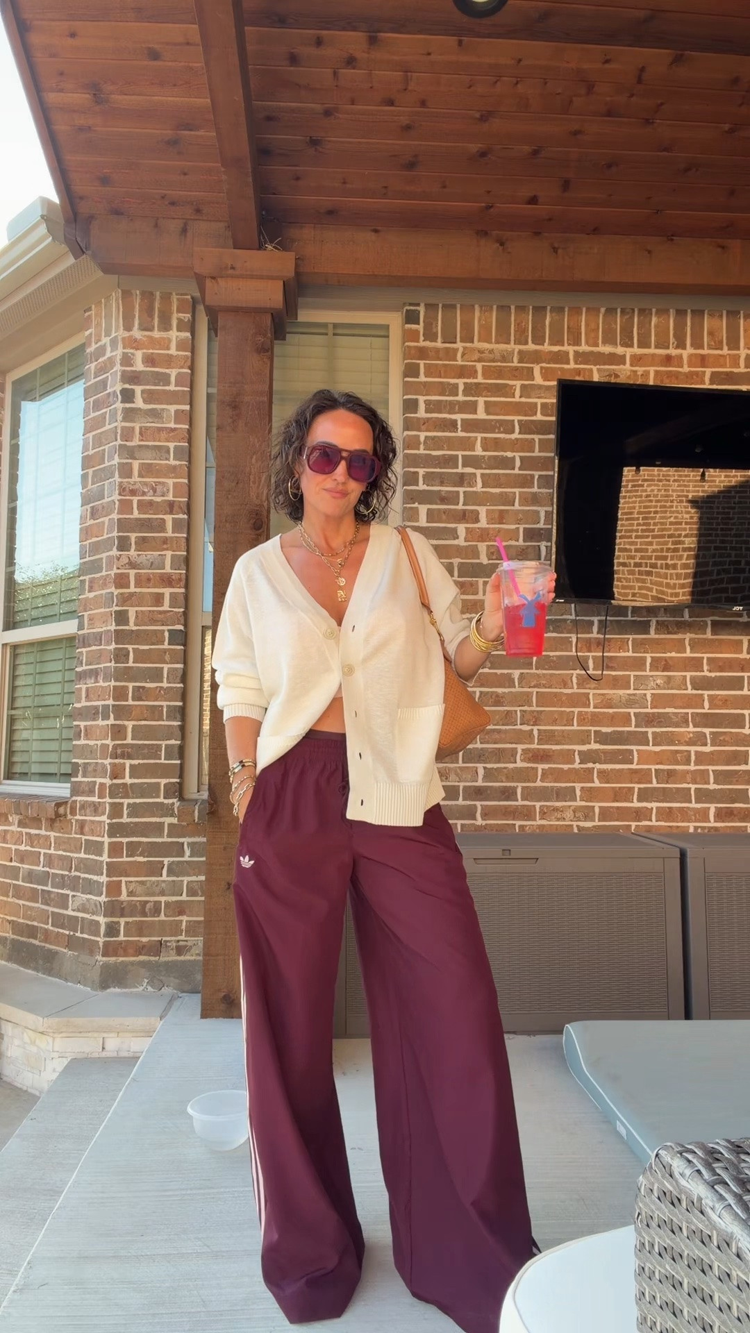 What I actually wore today 
S grandpa cardigan, s @adidas pants

#LTKdayinmylife #LTKOver40 #LTKootd