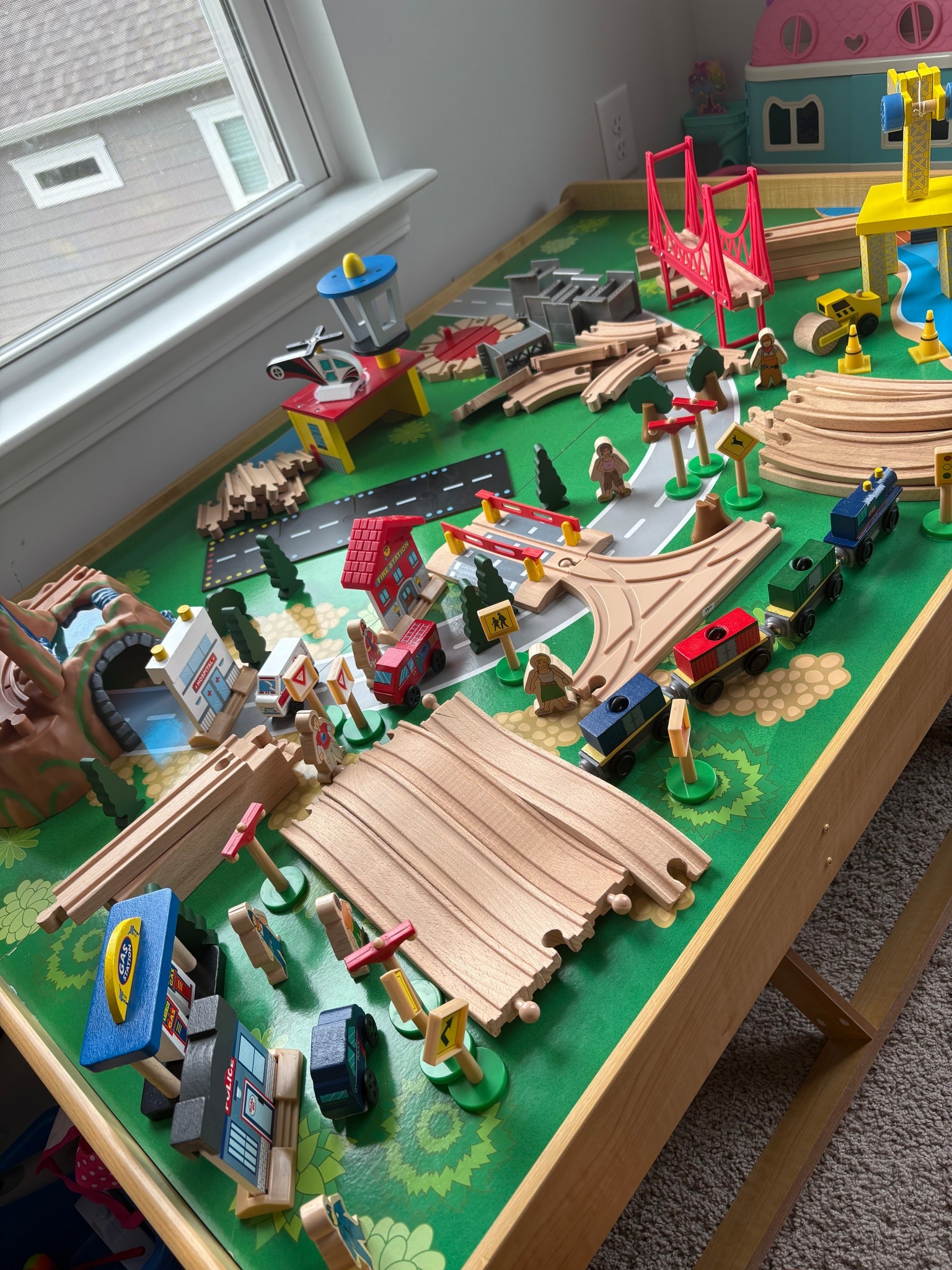 #kidkraft wooden toy train set! #kidsfinds #kidstoys #ltkkids 

#LTKKids #LTKFamily