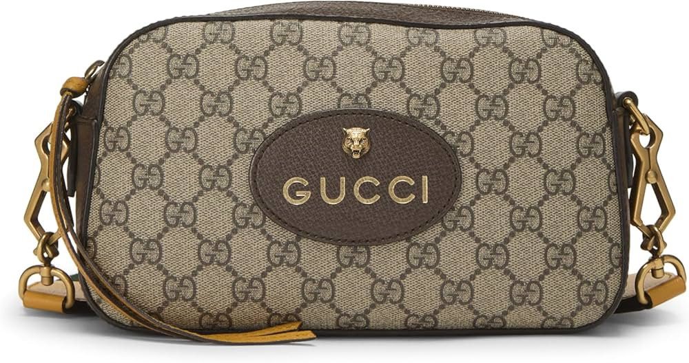 Amazon.com: Gucci, Pre-Loved Original GG Supreme Canvas Neo Vintage Messenger, Brown : Luxury Sto... | Amazon (US)