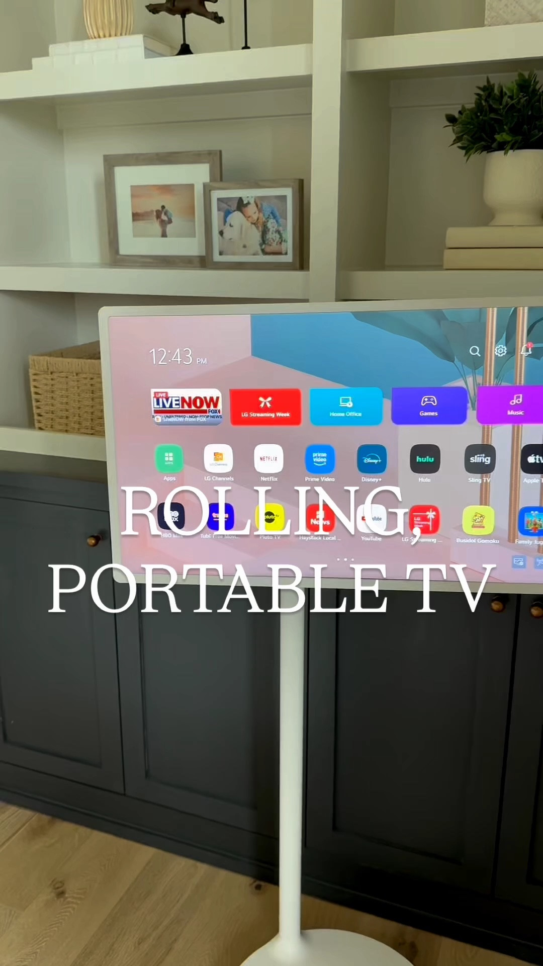 Most used TV in our home is the one on wheels! I bring this into my office, we use it for sleepovers and since I don't allow TVs in my children's rooms, they can bring the TV in there for special movie nights!  The LG and the off brand are both part of the prime sale.