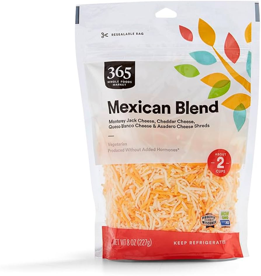365 by Whole Foods Market Shredded Mexican Blend, 8 OZ | Amazon (US)