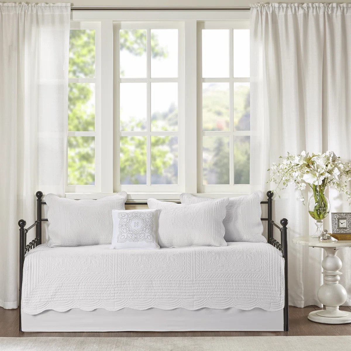 Tuscany Reversible Scalloped Edge 6 Piece Daybed Cover Set | Wayfair North America