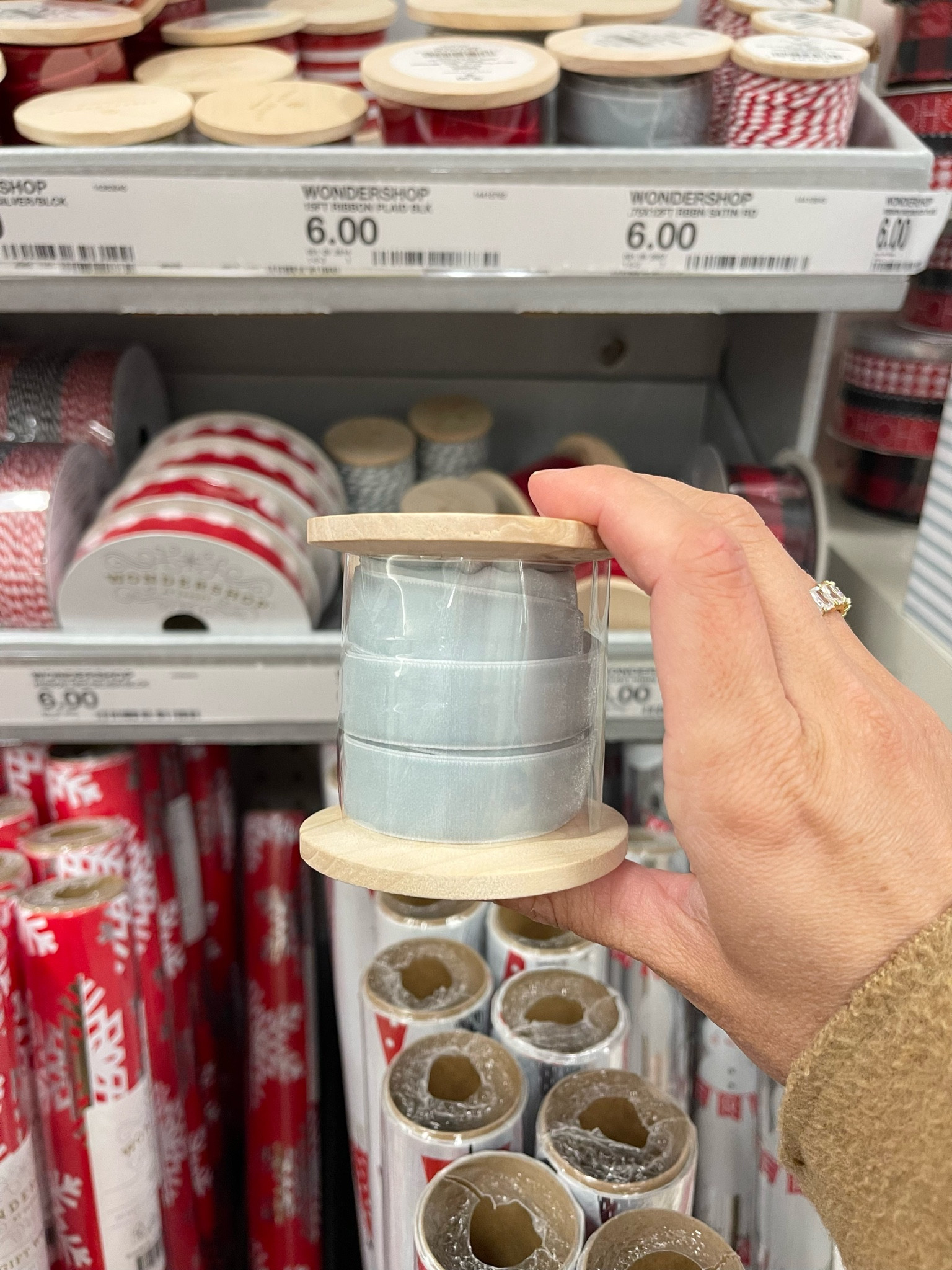 So happy this pretty light blue velvet ribbon came back this year!! Love to use it on my all of my wreaths & garlands!!

#LTKHoliday #LTKhome #LTKfindsunder50