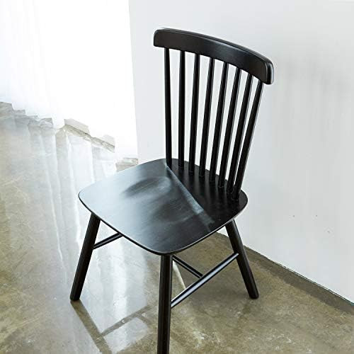 Livinia Toto Malaysian Oak Dining Chair Set of Two, Country Farmhouse High Spindle Back Wooden Si... | Amazon (US)