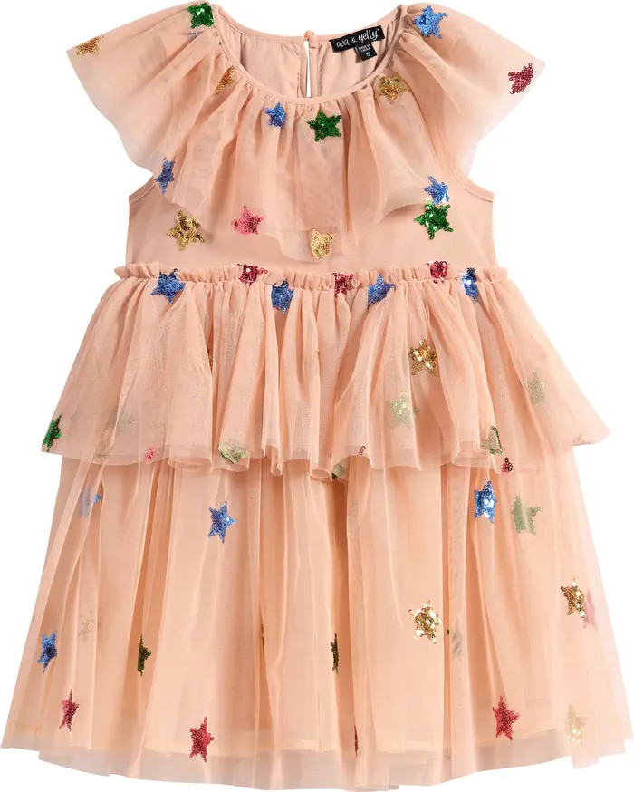 Kids' Sequin Star Tulle Tutu Dress | Nordstrom