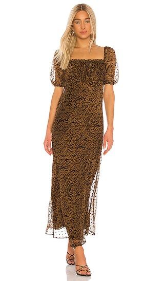 House of Harlow 1960 x REVOLVE Lennon Maxi Dress in Brown. - size XS (also in XXS) | Revolve Clothing (Global)