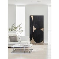 Black Minimalist Painting Beige & Abstract On Canvas Wabi Sabi Wall Art Neutral | Etsy (US)