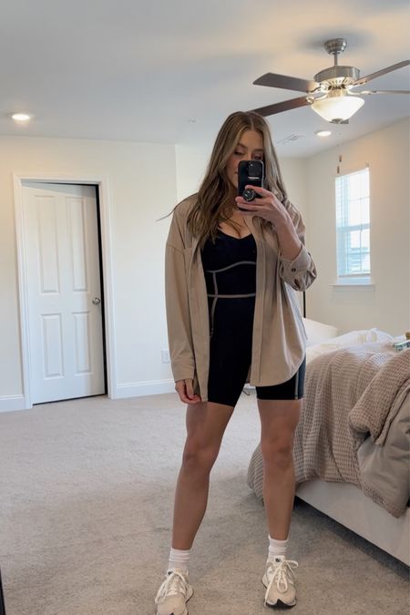 Casual spring outfit - activewear outfits - ootd - I’m wearing a small in the romper for reference 

#LTKstyletip #LTKSeasonal #LTKFind