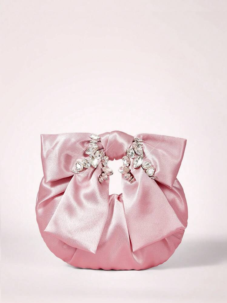 SHEIN MOD Fashionable Ladies' Handbag With Rhinestone Decorations Valentines | SHEIN