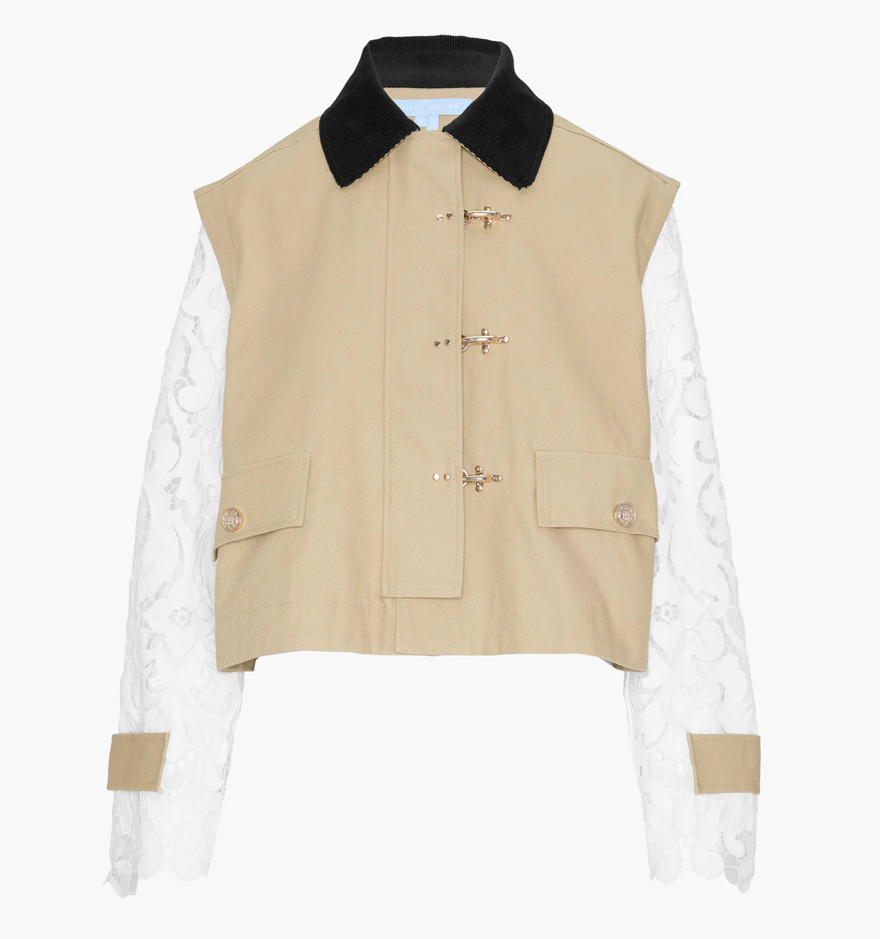 The Clarisse Jacket - Khaki Canvas | Hill House Home US