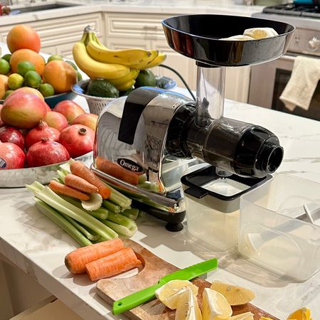 Our juicer! Clean up is easy, takes a minute to learn to put the pieces together but promise I wouldn’t use it daily if it was a dragged on process. Currently on sale on Amazon. 

#LTKsalealert #LTKfitness #LTKhome