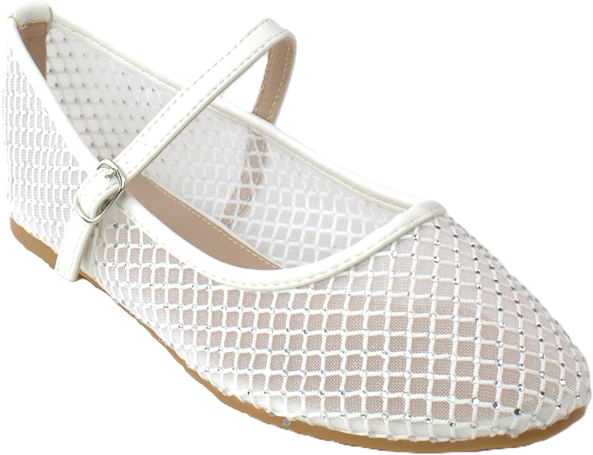 RF ROOM OF FASHION Mary Jane Ballet Flats - Extra Insole Cushion - Low Heel Comfort Casual Shoe | Amazon (US)