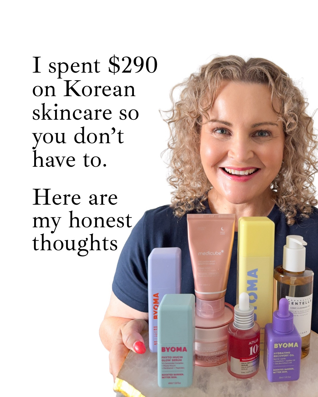 Swipe through for my honest thoughts on Korean Skincare as a 52 year old former skincare brand owner with dry, mature skin. 

Skincare is a very personal choice and can take some time to find the right products for your skin. Overall, my skin loved these products but I found the moisturisers weren’t quite rich or hydrating enough for my skin. I loved the oil cleanser and face oil (no surprises there given I used to own and formulate face and body oils!) and the serums felt  beautiful on my skin. 

If you’re new to Korean skincare, these products are definitely worth a try. 



#LTKbeauty