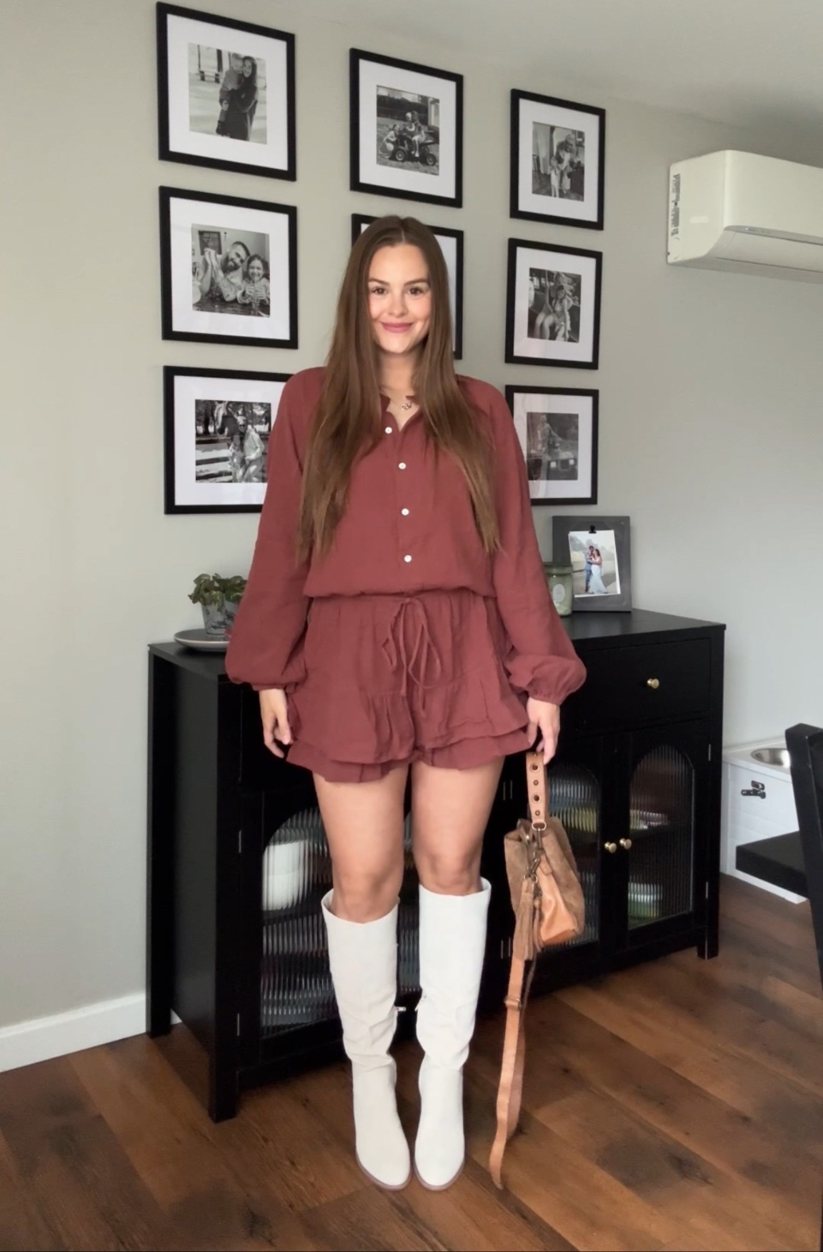 The perfect fall transition date night outfit 😍🍂 use code MADISONK35 for 35% off site wide 

#LTKStyleTip #LTKSeasonal