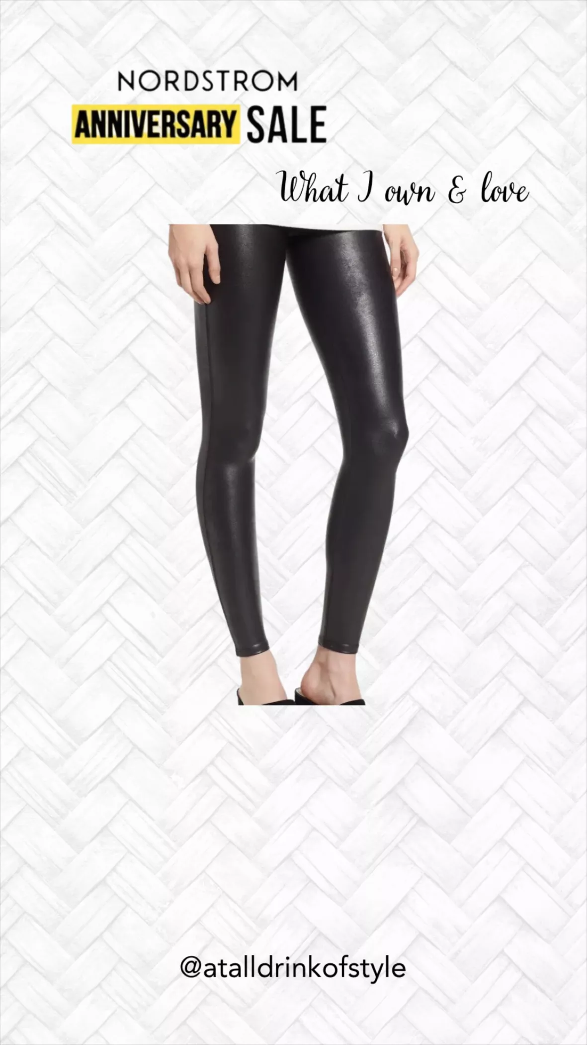 Buy Spanx faux leather leggings on sale at the Nordstrom