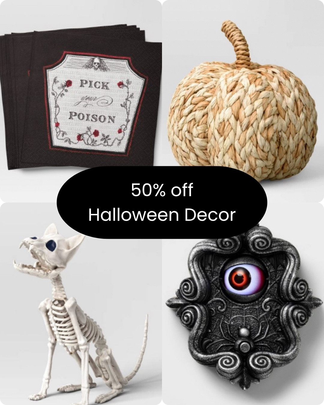Target Circle Week Deal!! 50% off all Halloween Decor & Home Fragrance. Today only!

#LTKSeasonal #LTKSaleAlert #LTKHalloween
