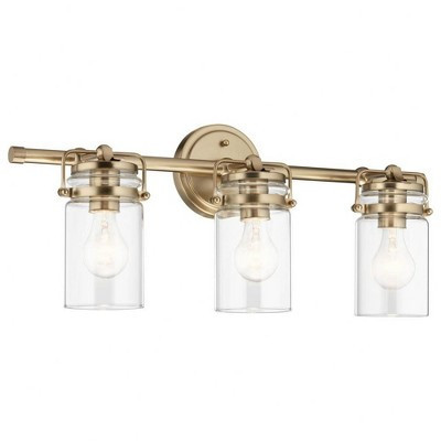 Kichler Lighting Brinley 3 - Light Vanity in  Champagne Bronze | Target
