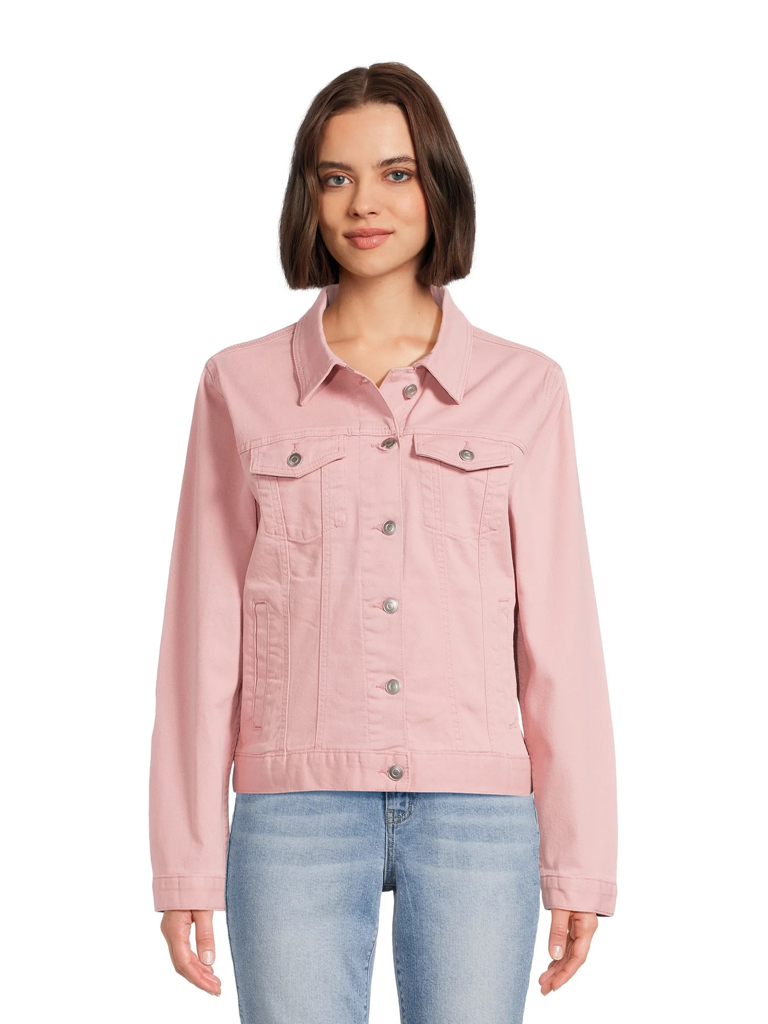 Time and Tru Women's Denim Jacket, Sizes XS-XXXL - Walmart.com | Walmart (US)