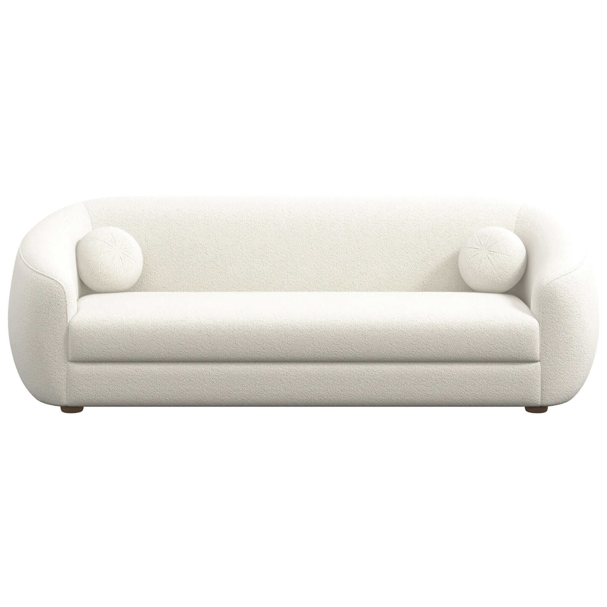 Melinda - Mid-Century Modern Boucle Sofa by Couch.com Beige | Casual Chic Boutique