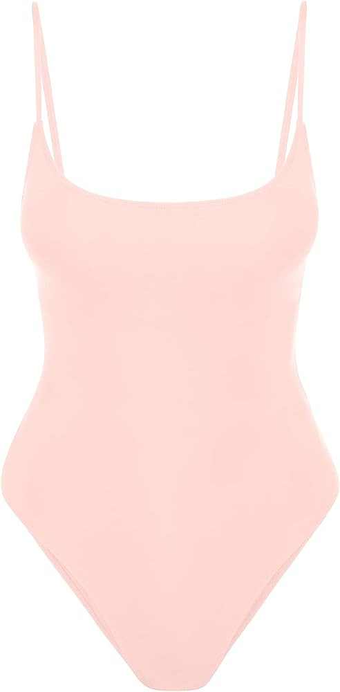 Sexy One Piece Bathing Suit for Women Tummy Control High Cut One Piece Swimsuit Womens | Amazon (US)