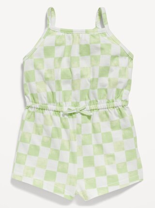 Printed Sleeveless Jersey-Knit Romper for Baby | Old Navy (US)