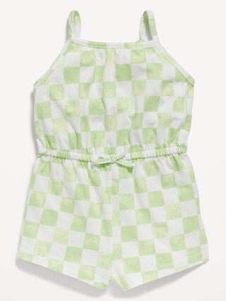 Printed Sleeveless Jersey-Knit Romper for Baby | Old Navy (US)