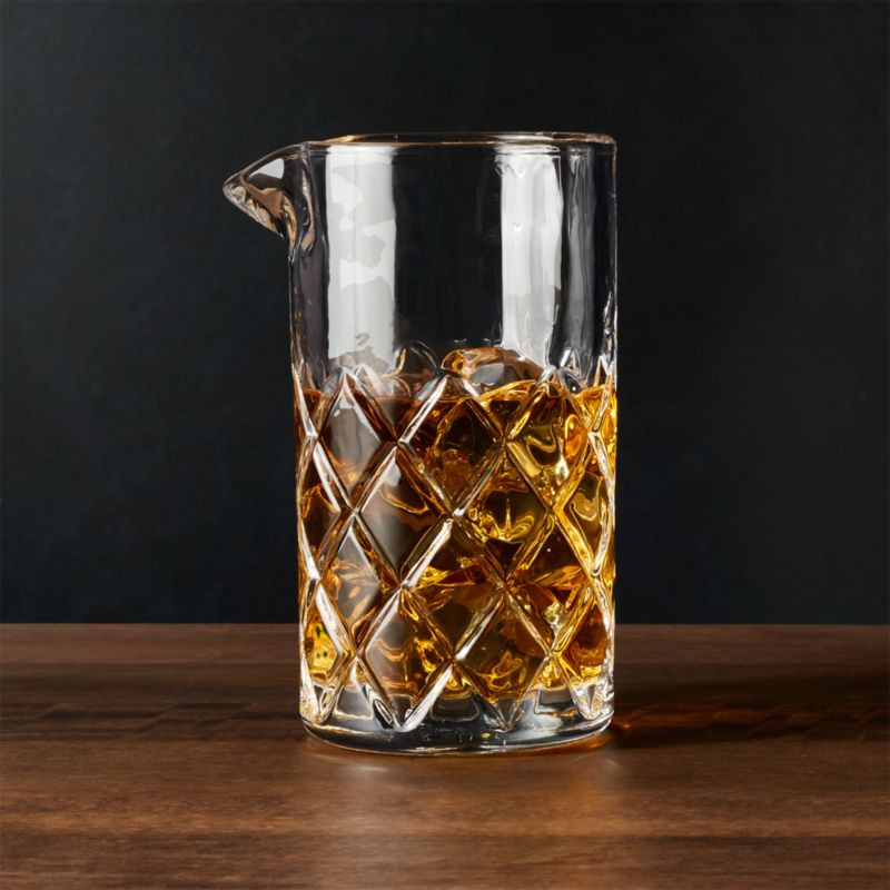 Hatch Mixing Glass + Reviews | Crate and Barrel | Crate & Barrel