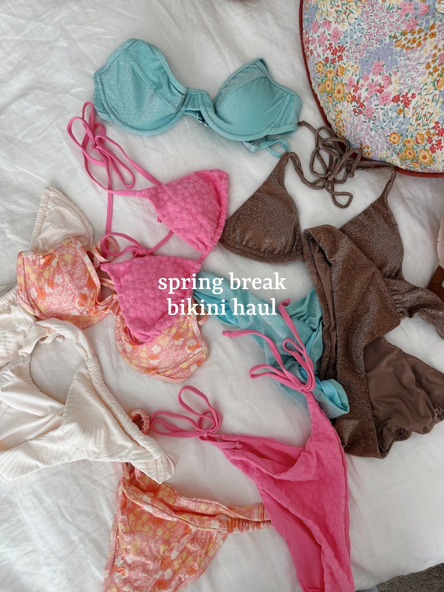 Spring break Bikini haul!!

Dippin Daisys, bikini, floral, cheeky bottoms, bathing suit, good coverage, beach, swimming, vacation 

#LTKSeasonal #LTKSwim #LTKFindsUnder50