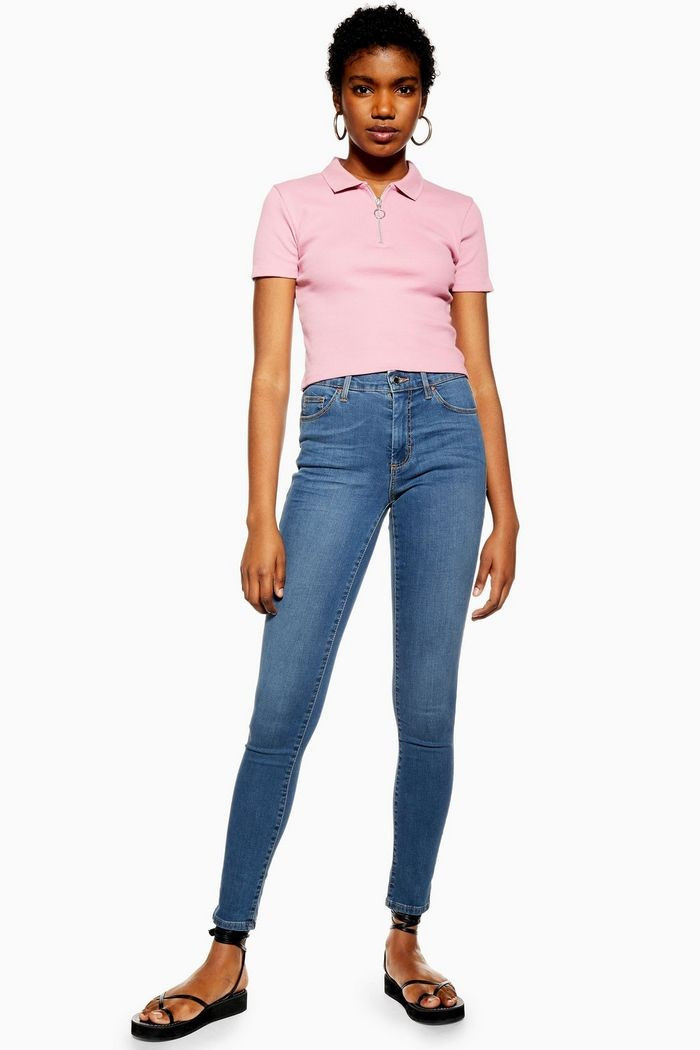 Mid Blue Leigh Jeans | Topshop US