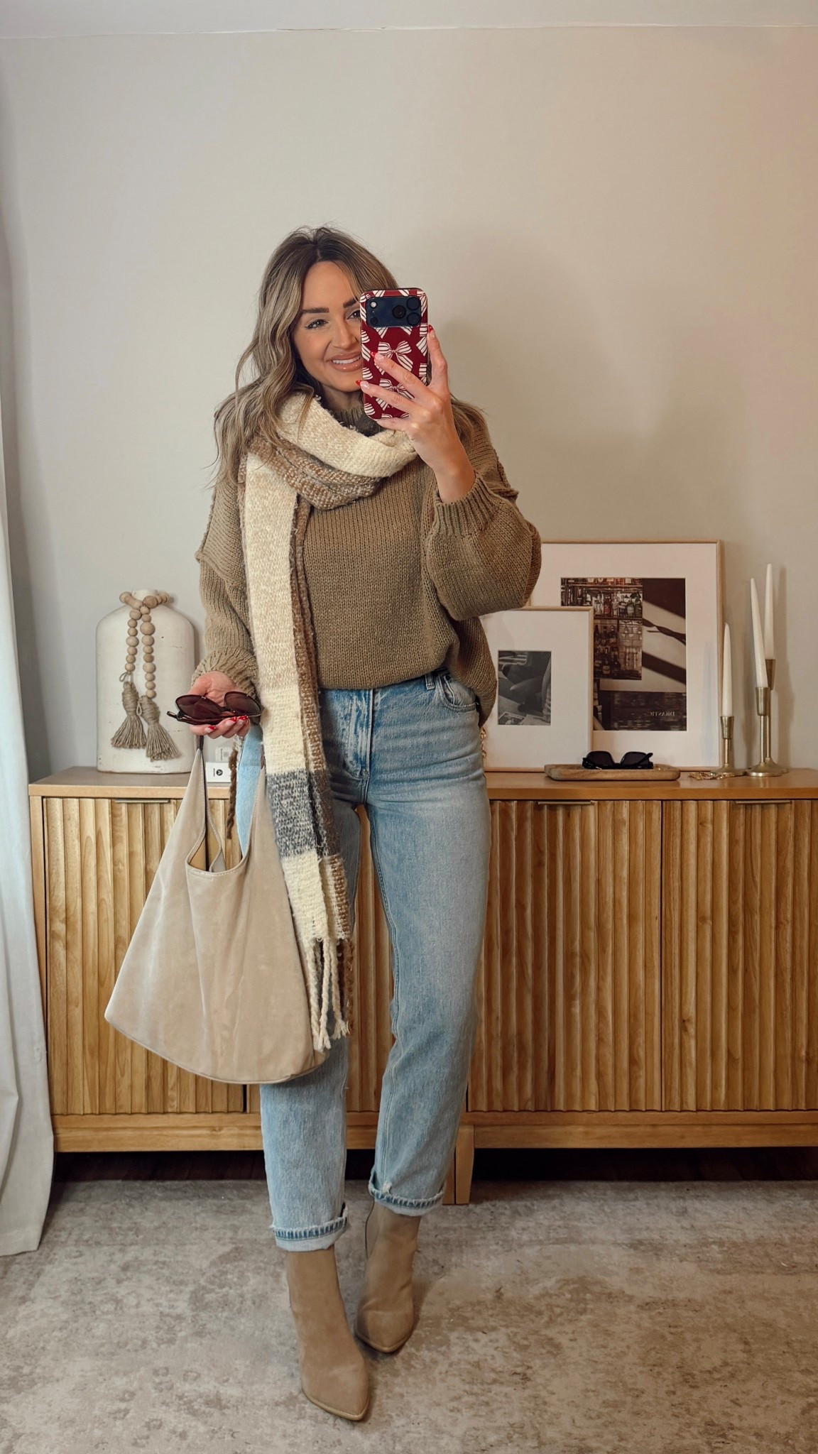 cozy oversized amazon sweater! i got a size M. size 27 curve love denim in short length. my booties are last season from vici but linking some other similar styles. 

#LTKFindsUnder100 #LTKootd #LTKFindsUnder50