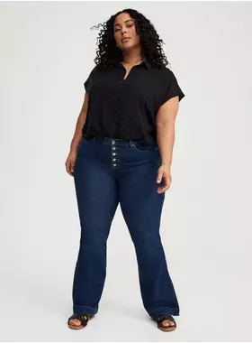 Bombshell Flare High-Rise Jean | Torrid (US & Canada)