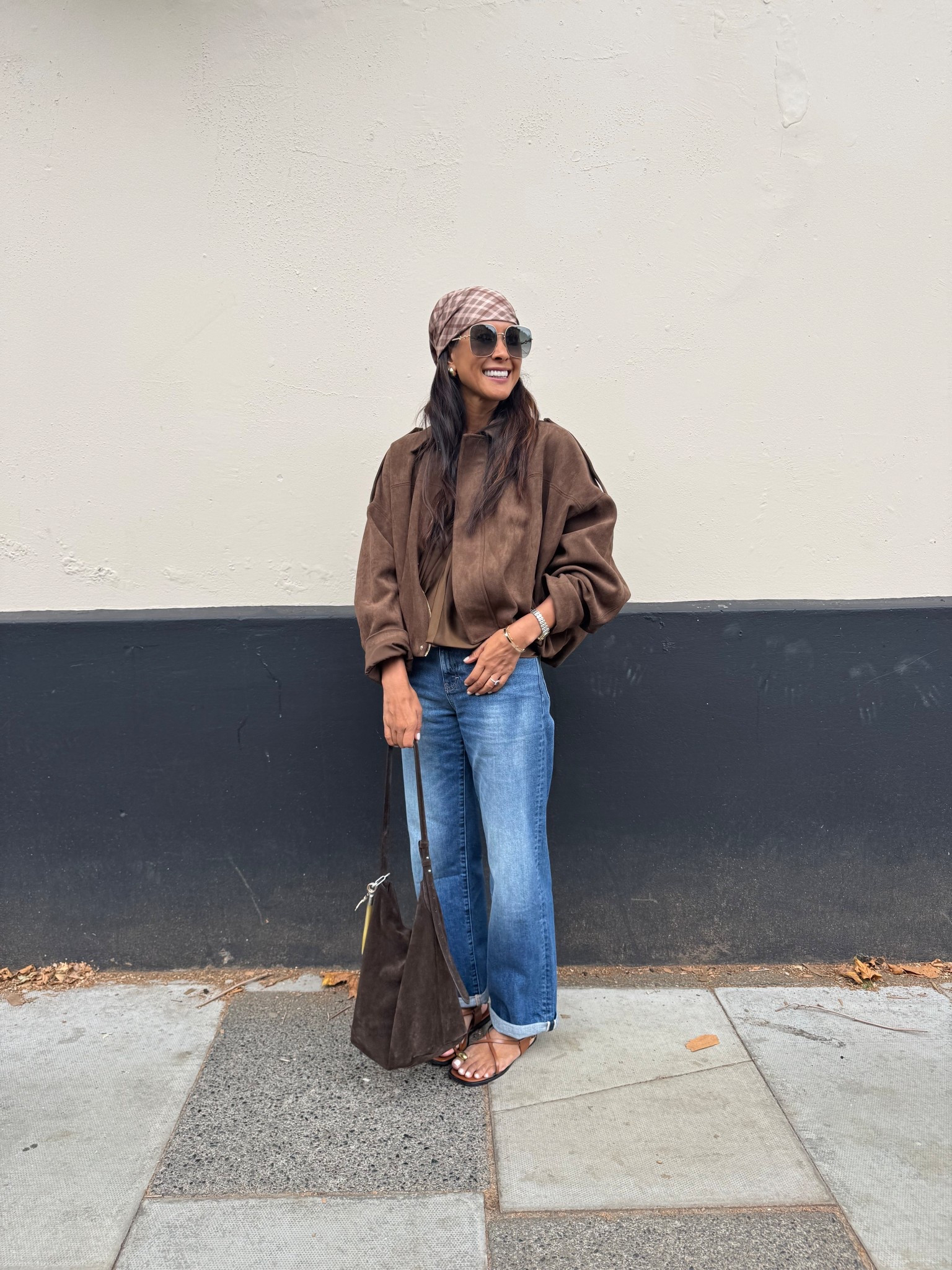 Zara Jacket size large in brown 
Zara Satin top size Small
Zara Jeans size 6 (comes up big!)
Gucci Sunnies
Massimo suede bag
Zara sandals
BEAVERBROOKS jewels 
Head scarf is next 


#LTKsummer #LTKuk #LTKautumn