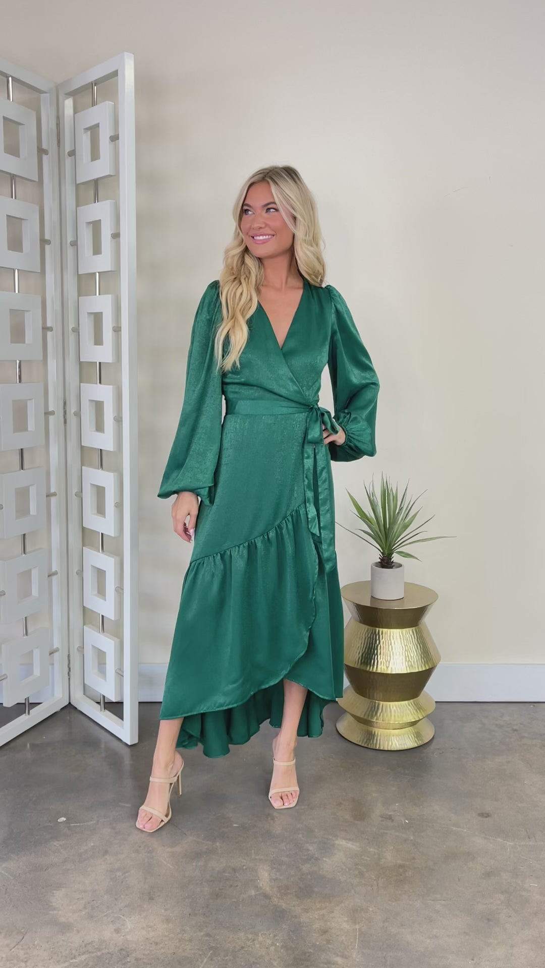 You Enchant Me Emerald Green Maxi Dress | Red Dress 