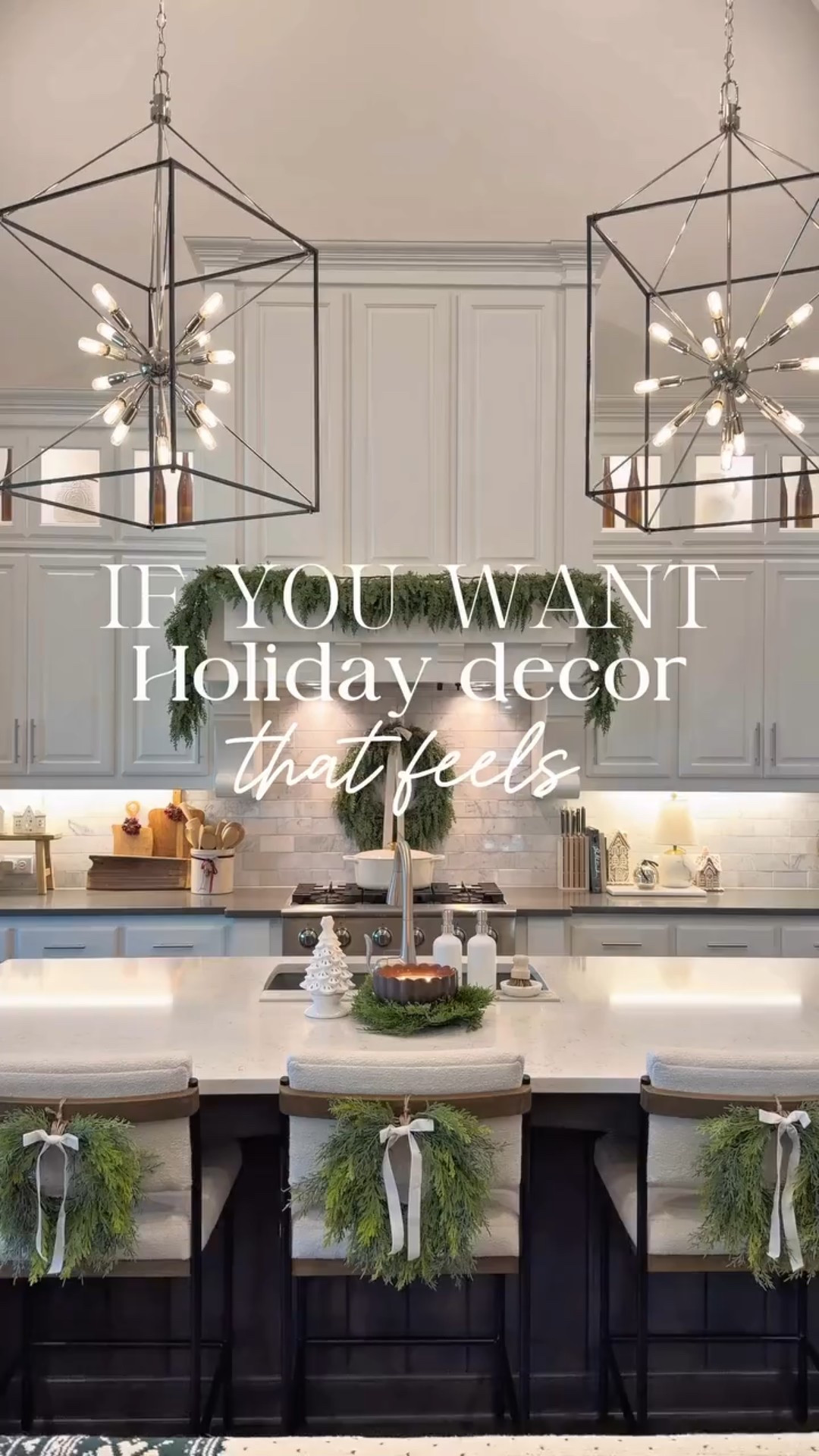 Almost all of our holiday decor is from Amazon, Walmart, and Target! I love a design look for less ❤️💚

#homeinspo #kitcheninspiration #kitchendecor #holidayhomedecor #christmasdecorations #whitekitchen #classicchristmas #inspiremehomedecor #amazonhomedecor 

#LTKHoliday #LTKHome #LTKFindsUnder100