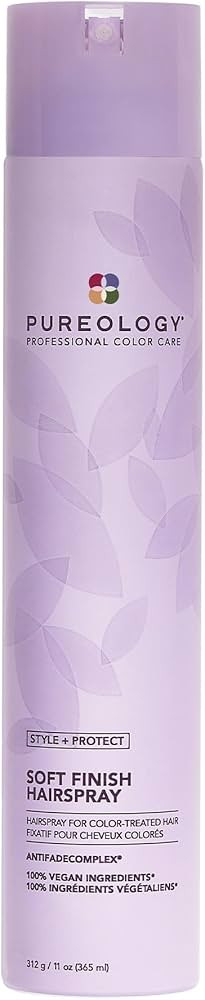 Pureology Style + Protect Soft Finish Hairspray For Color-Treated Hair - Provides Flexible Hold a... | Amazon (US)