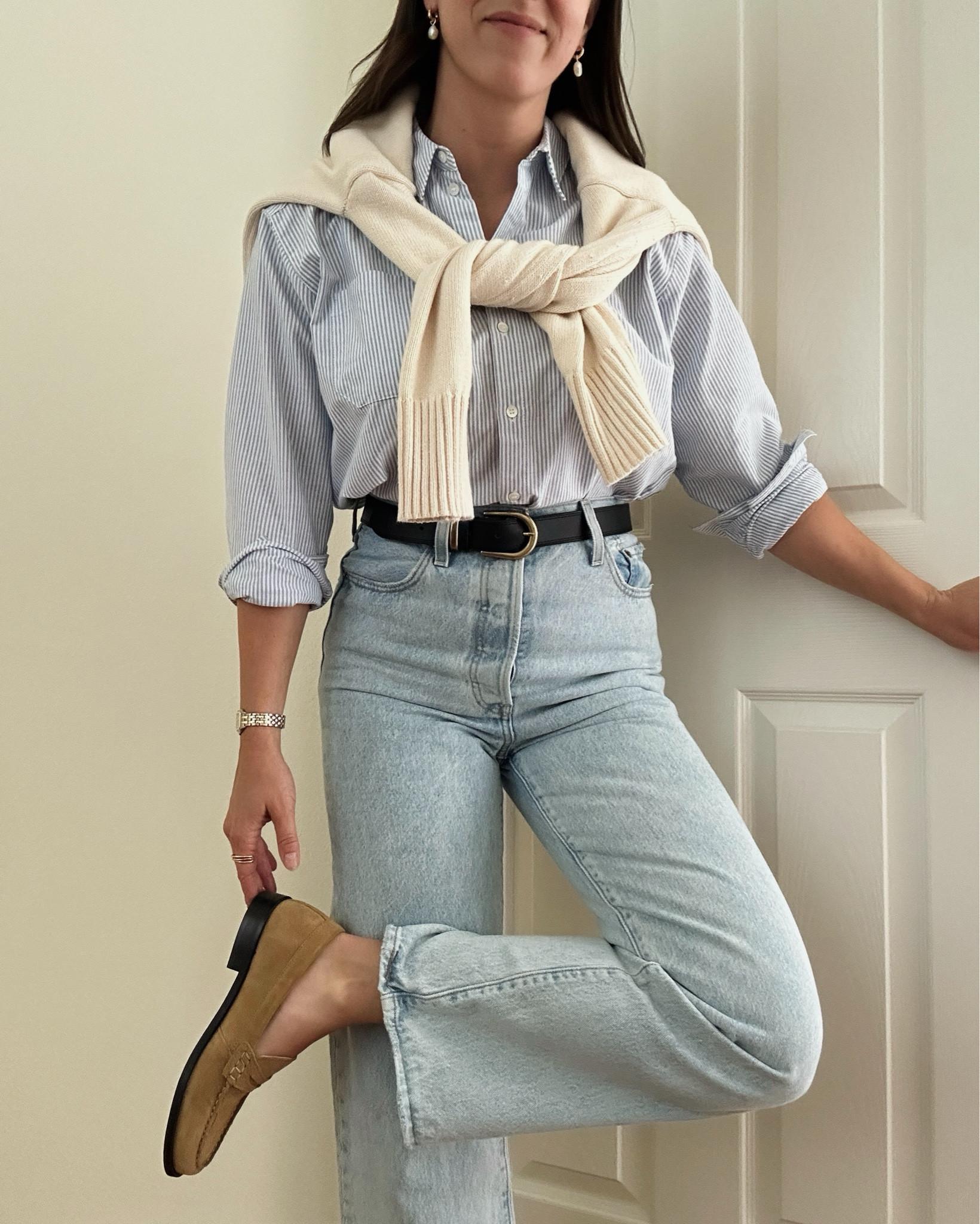 Classic outfit, pre fall outfit, capsule wardrobe, closet staples

#LTKSeasonal #LTKStyleTip