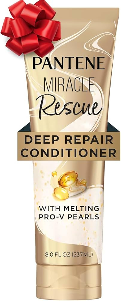 Pantene Miracle Rescue Deep Conditioner with Melting Pro-V Pearls - For Dry, Damaged, or Color-Tr... | Amazon (US)