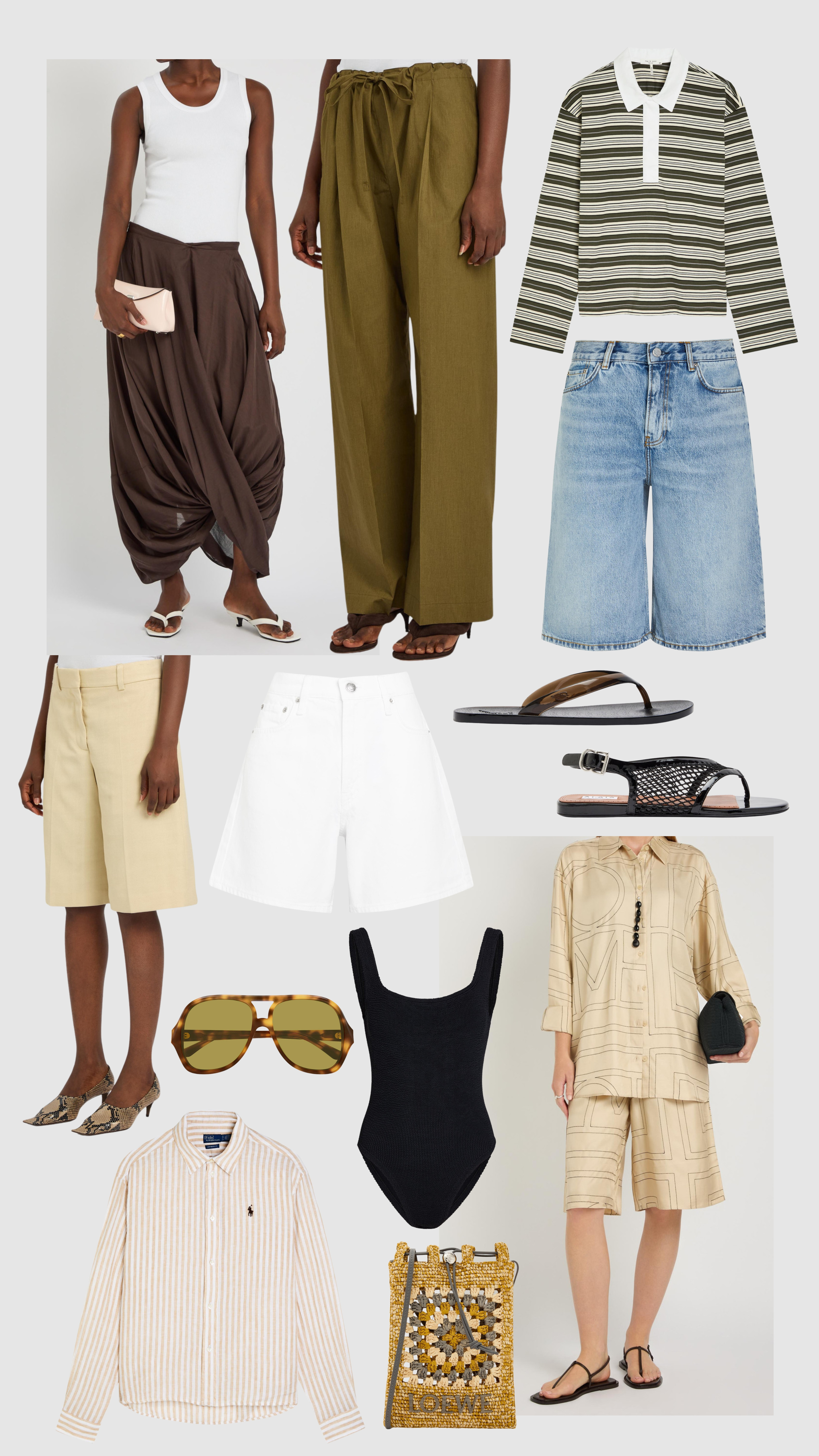 Harvey Nichols summer favourites

midi skirt, draped skirt, jorts, bermuda shorts, denim shorts, co ord, matching set, toteme, hunza g, swimsuit, flip flops, alaia, loewe, raffia bag, beach bag, holiday outfits 

 #LTKuk #LTKsummer #LTKswimwear