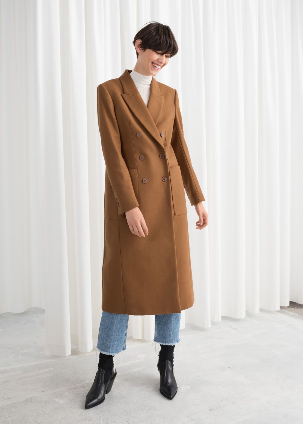Structured Wool Blend Coat | & Other Stories (EU + UK)