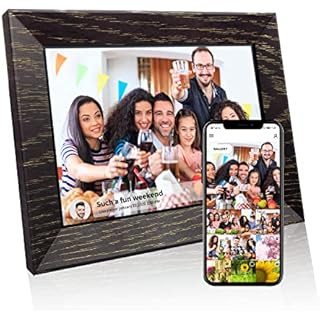 10.1 WiFi Digital Photo Frame, Canupdog IPS Touch Screen Smart Cloud Photo Frame with 16GB Storag... | Amazon (US)