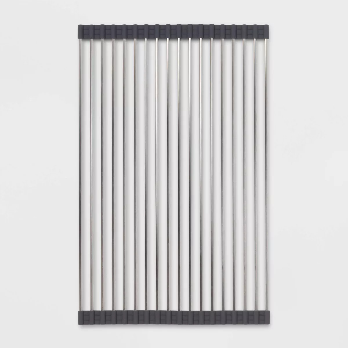 Over the Sink (Roll Away) Dish Drainer Silver - Brightroom™ | Target