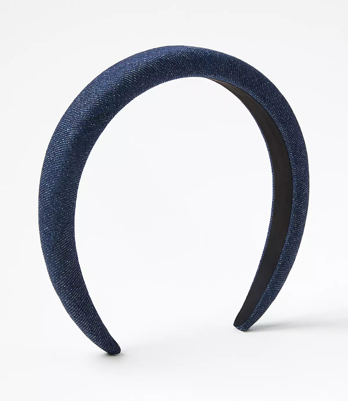 Denim Puffed Headband | LOFT
