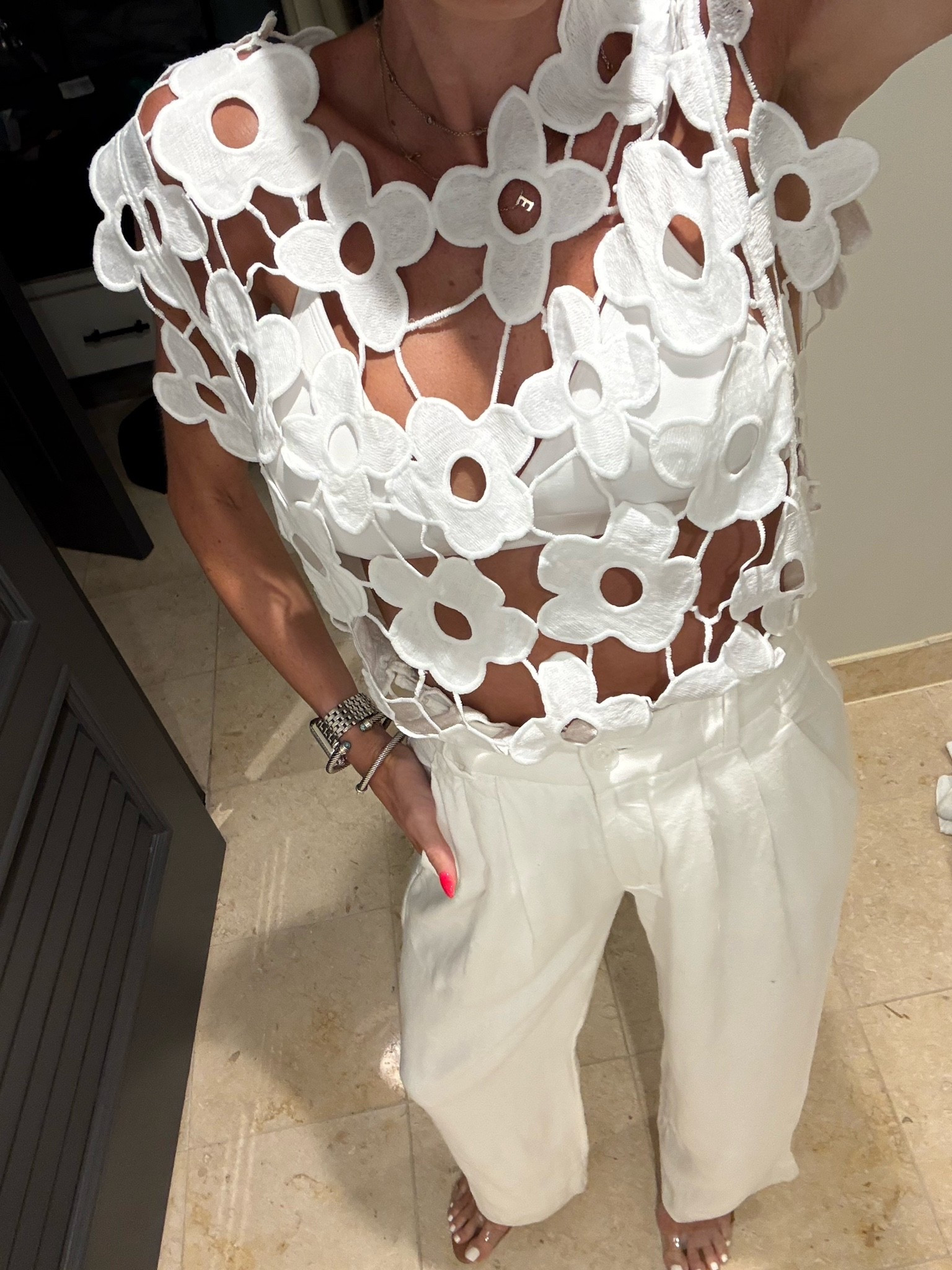 Vacation outfit, bridal outfit idea: cute Amazon top with linen pants looks so high end

#LTKPetite #LTKWedding